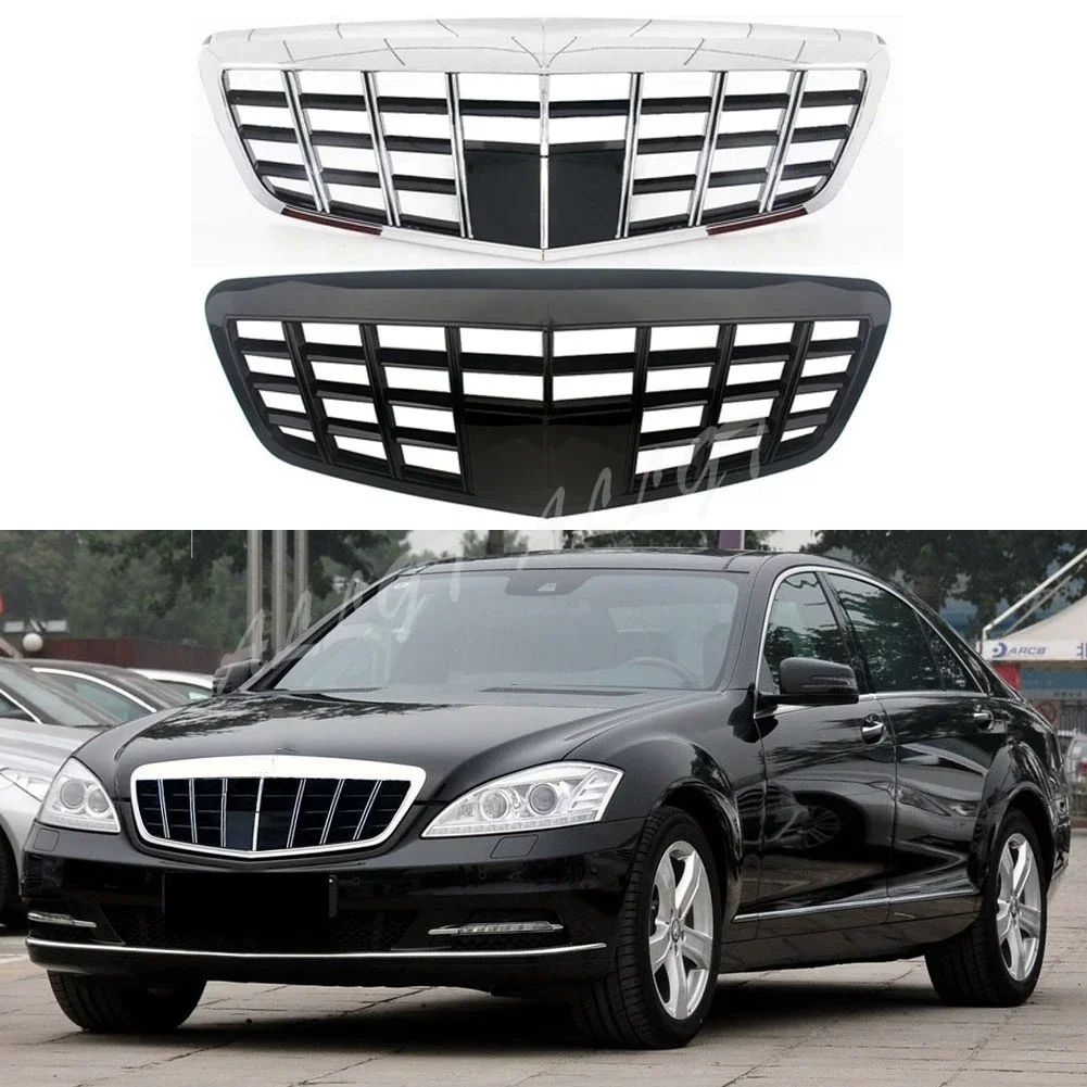 Front Racing Facelift Bumper Grilles For Mercedes Benz W221 S-Class S320 S350 S450 S500 S63 S65 Four Doors 2009-2013