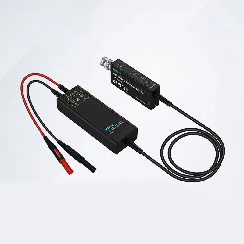 Micsig DP700 (100M + 700V) مسبار راسم الذبذبات، مسبار تفاضلي منخفض للغاية، ضوضاء سفلية عالية الجهد
