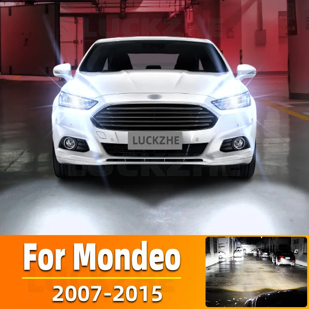 

2 шт. светодиодные фары высокой мощности H7 для Ford Mondeo Mk4 2007 ~ 2015 Canbus без ошибок H18 автомобильная лампа белого света диодная лампа 12 В 100 Вт