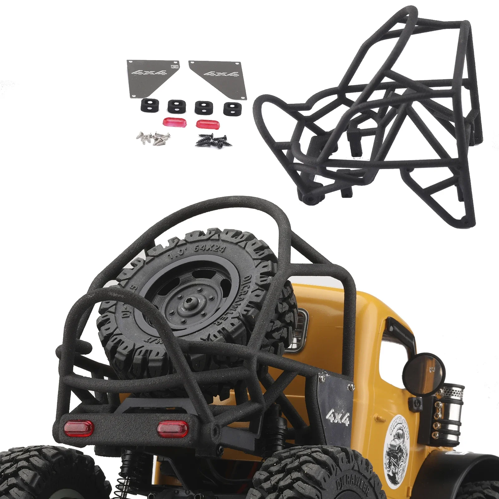 Roll Cage Cab Protective Frame for FMS FCX24 1/24 Scale RC Crawler Truck Wagon Upgrade Accessories Armour Parts