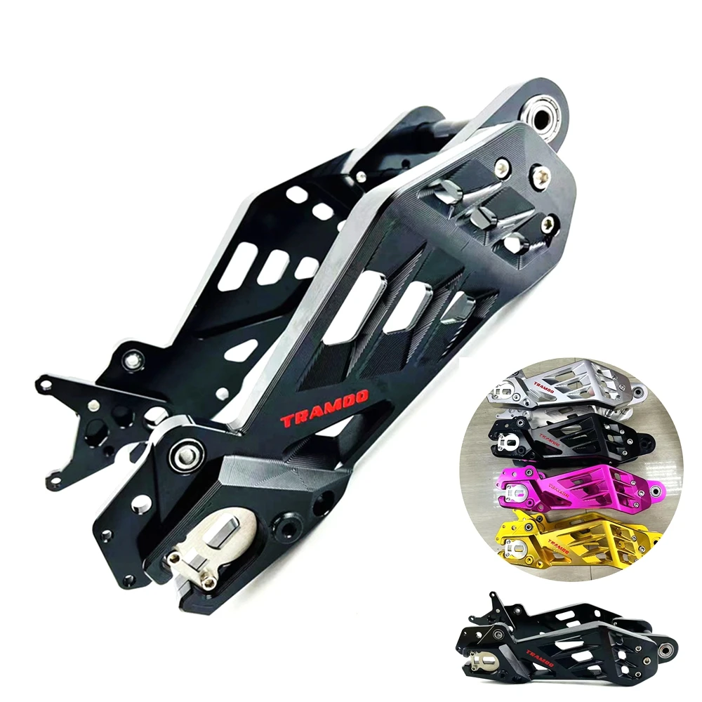 Electric Scooter Swing Arm 3D CNC Aluminum Alloy Hollow Out Rear Flat Fork Motor Frame For Niu N1S/NGT/NQI/UQI/U1/U+B Modify