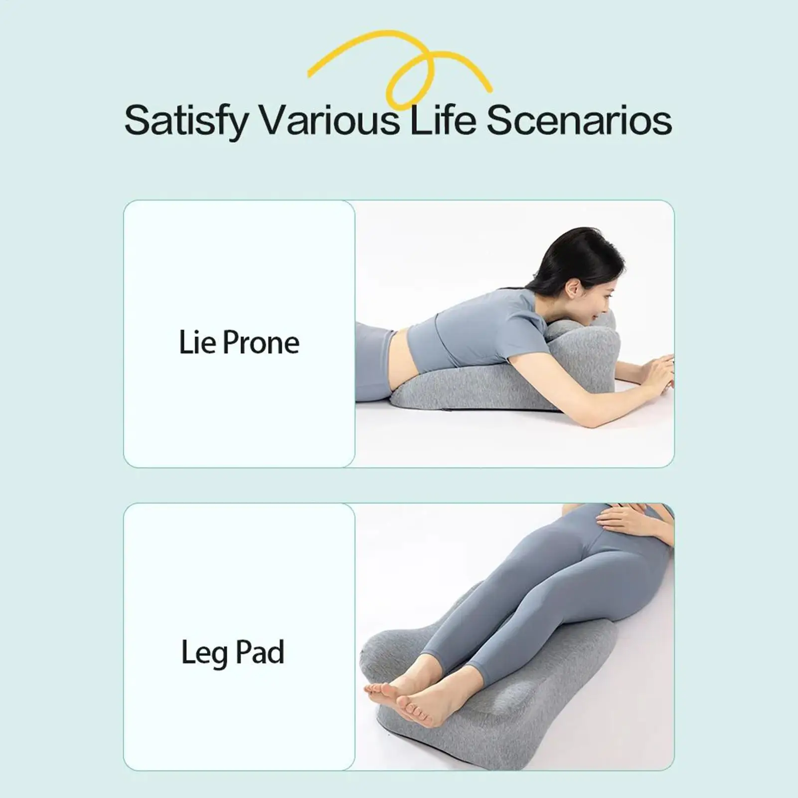 Подушка для чтения, спинка, подушка для сидения, дышащая подушка для поддержки спины, инструмент для подъема ног для взрослых, мужчин, женщин