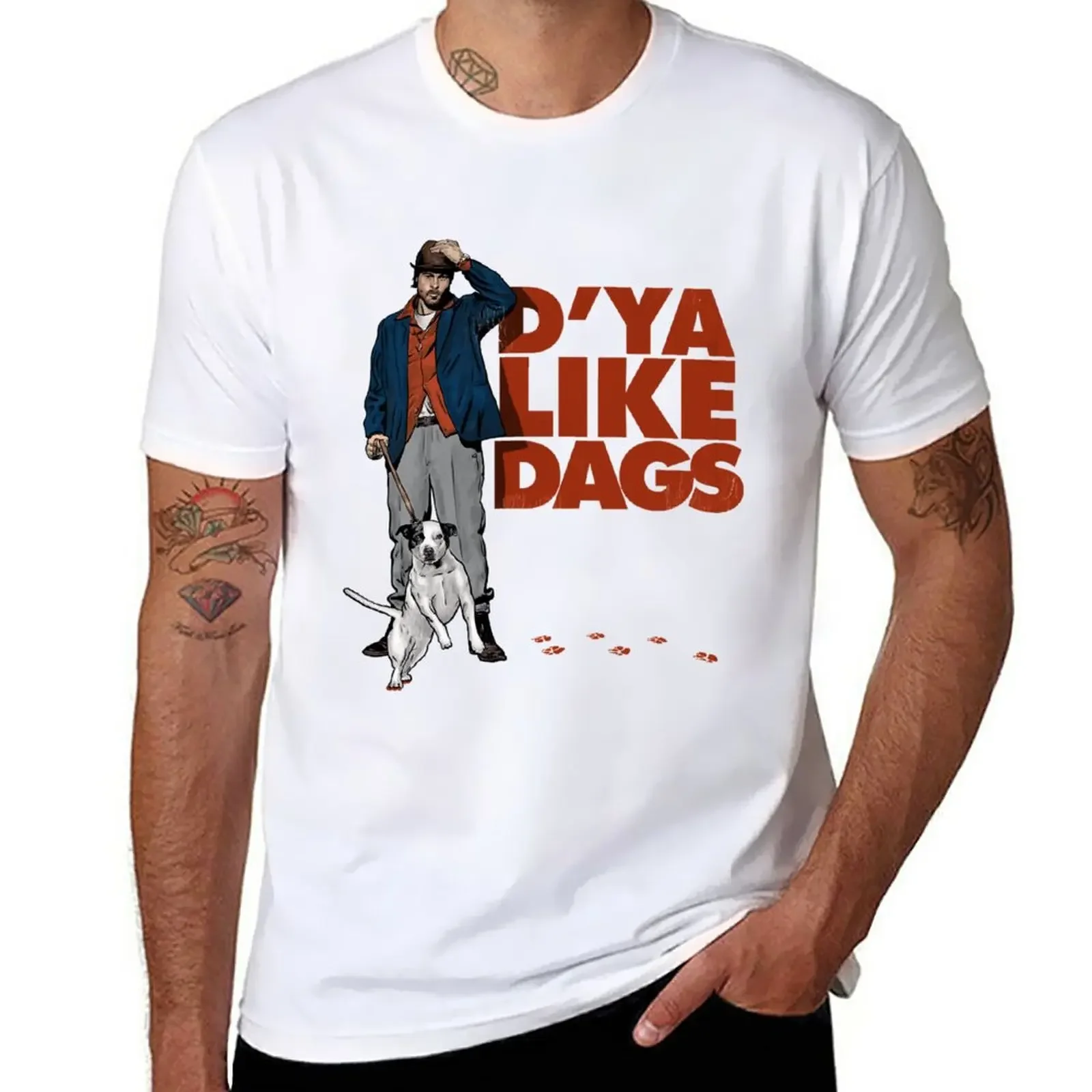 New D_Ya Like Dags Essential T-Shirt Short sleeve tee aesthetic clothes mens white t shirts