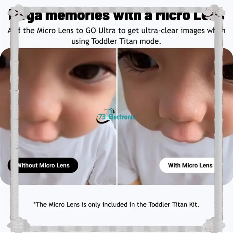 تسليم خلال 24 ساعة لـ Insta 360 GO Ultra متوافق مع إطار مشبك - لـ GO Ultra Toddler Titan Hat Clip Toddler Titan