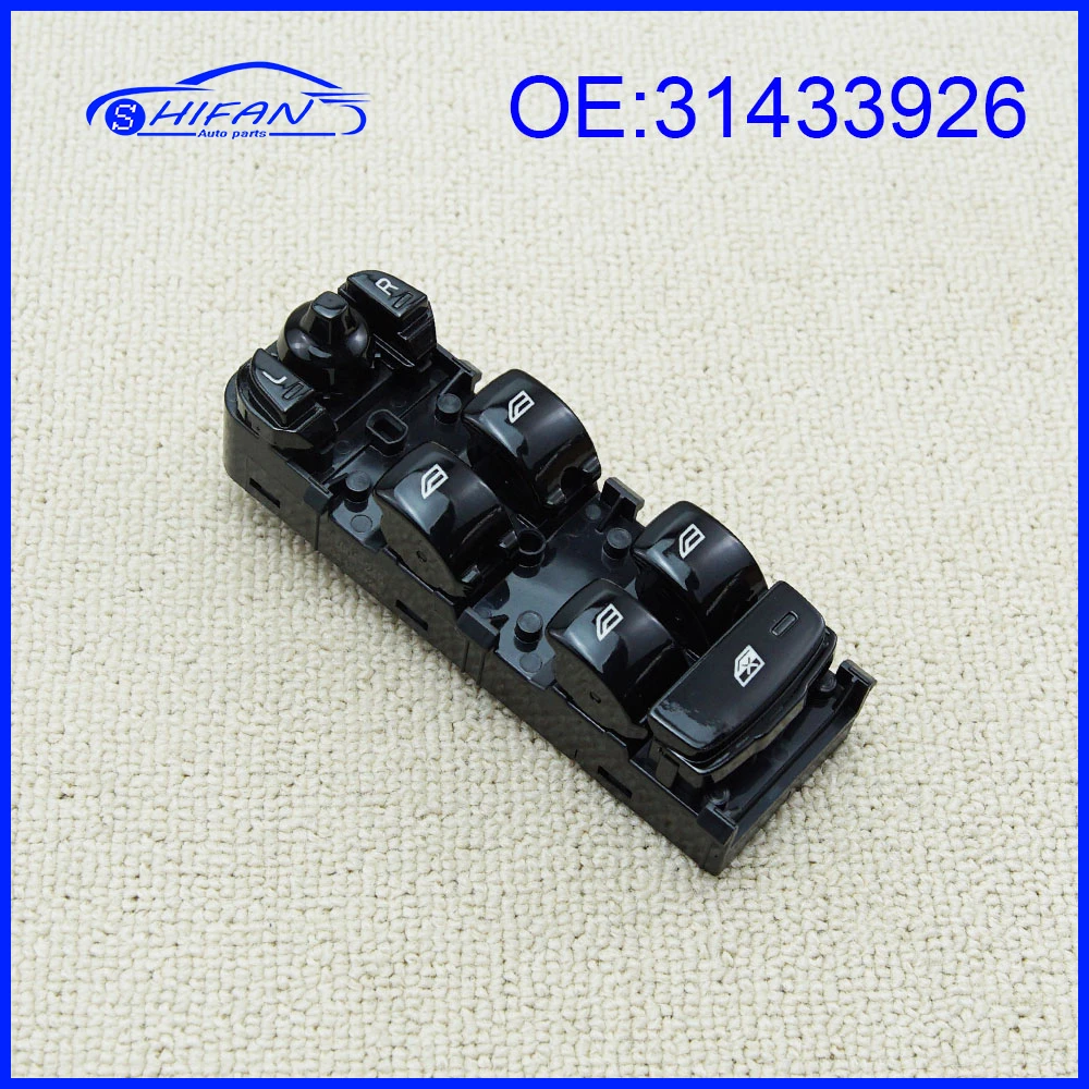 

31433926 Automobile Left Front Window Glass Lift Switch Regulator Master Switch For Volvo S90 V90 XC90 2016-2025 Car Accessories