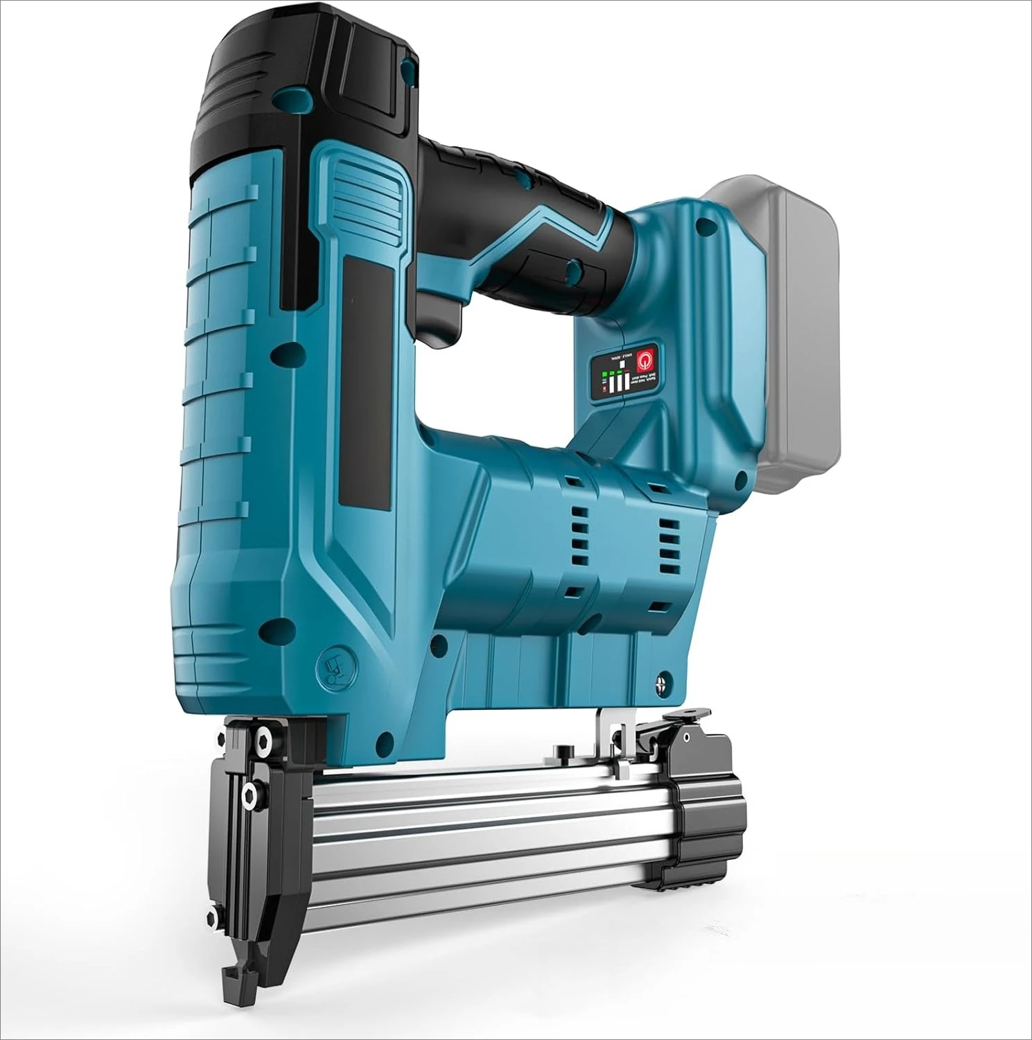 

Brushless Brad Nail Gun 2 in 1 Cordless Nailer with 800 Staples, 800 Nails Woodworking Nailing Machine For Makita 18V Battery