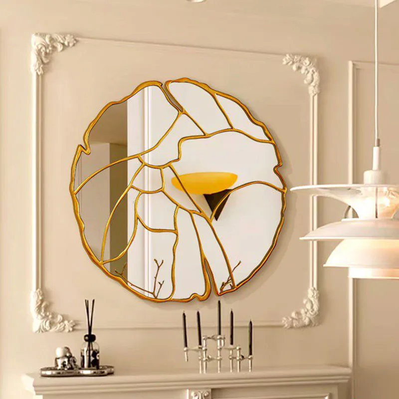 Funky Luxury Mirror Decoration Modern Wall Nordic Accessories Irregular Cloud Mirror Aesthetic Star Espelhos Home Decorations