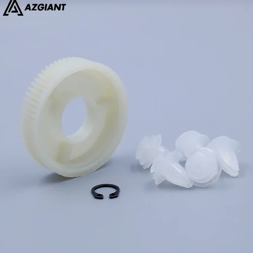 Imagen 2 del producto Motor elevador de vidrio para puerta y ventana de coche, engranaje de gusano PA66 de nailon, motor de elevación de ventana duradera, engranaje de plástico para Chery A3, 65T, 20x53x13mm