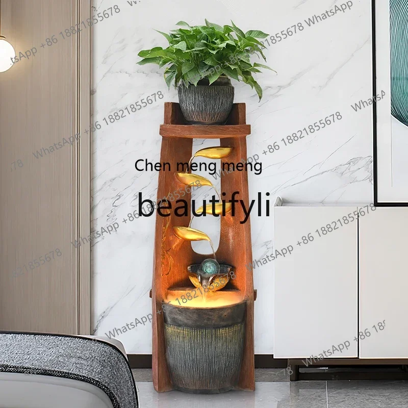 

D178 Rockery flowing water fountain circulating water ornament living room entrance office decoration