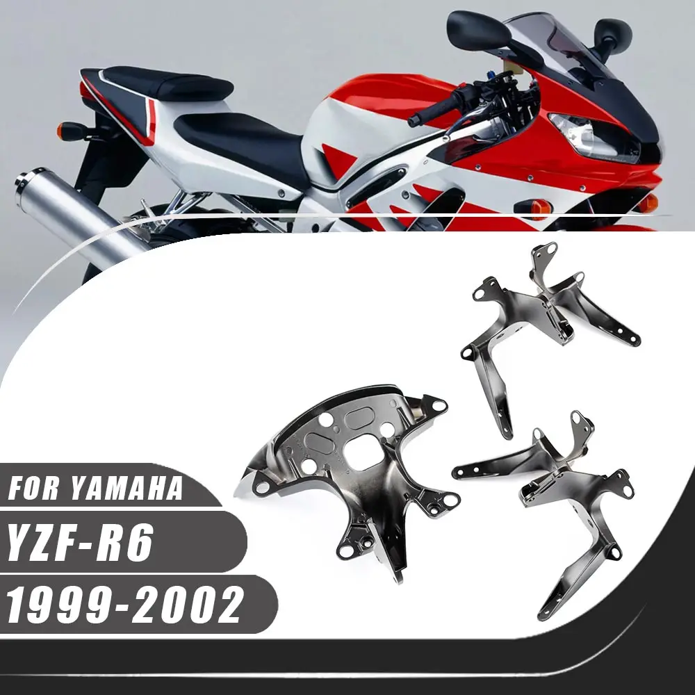 

Motorcycle Front Headlight Bracket Headlights Upper Fairing Stay Bracket For 1999-2002 Yamaha YZF-R6 YZF R6 2001