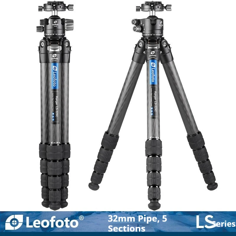 

Leofoto DSLR Micro SLR Photography Video Carbon Fiber Tripod Panoramic Head Portable Centerless Stand