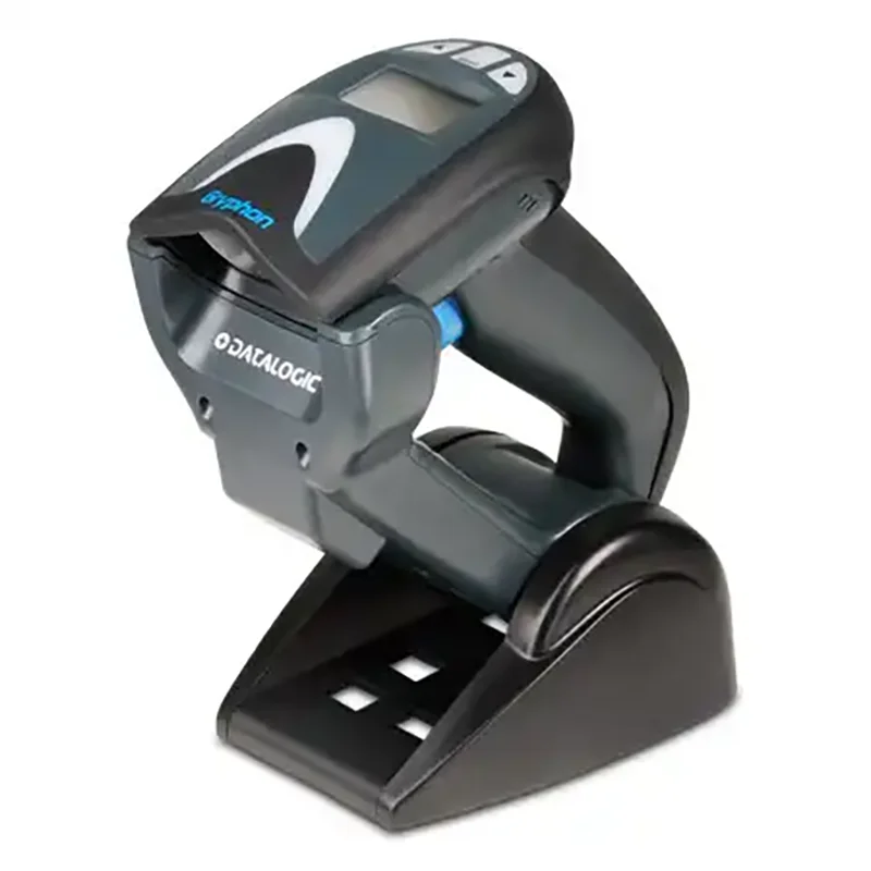 DATALOGIC Gryphon GM4132 GM4100 Cordless Wireless 1D Handheld Barcode Scanner Reader With Base USB Cable Scanner GM4132-BK-433K1