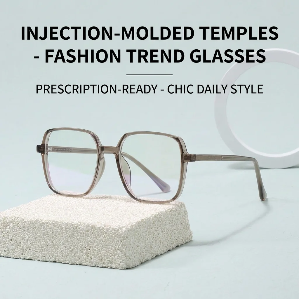 Eyeglasses Frames Tr90 Tr90 Eyeglasses Frame Unisex Glasses Frame Prescription Compatible Square Eyeglasses Frame For Correction