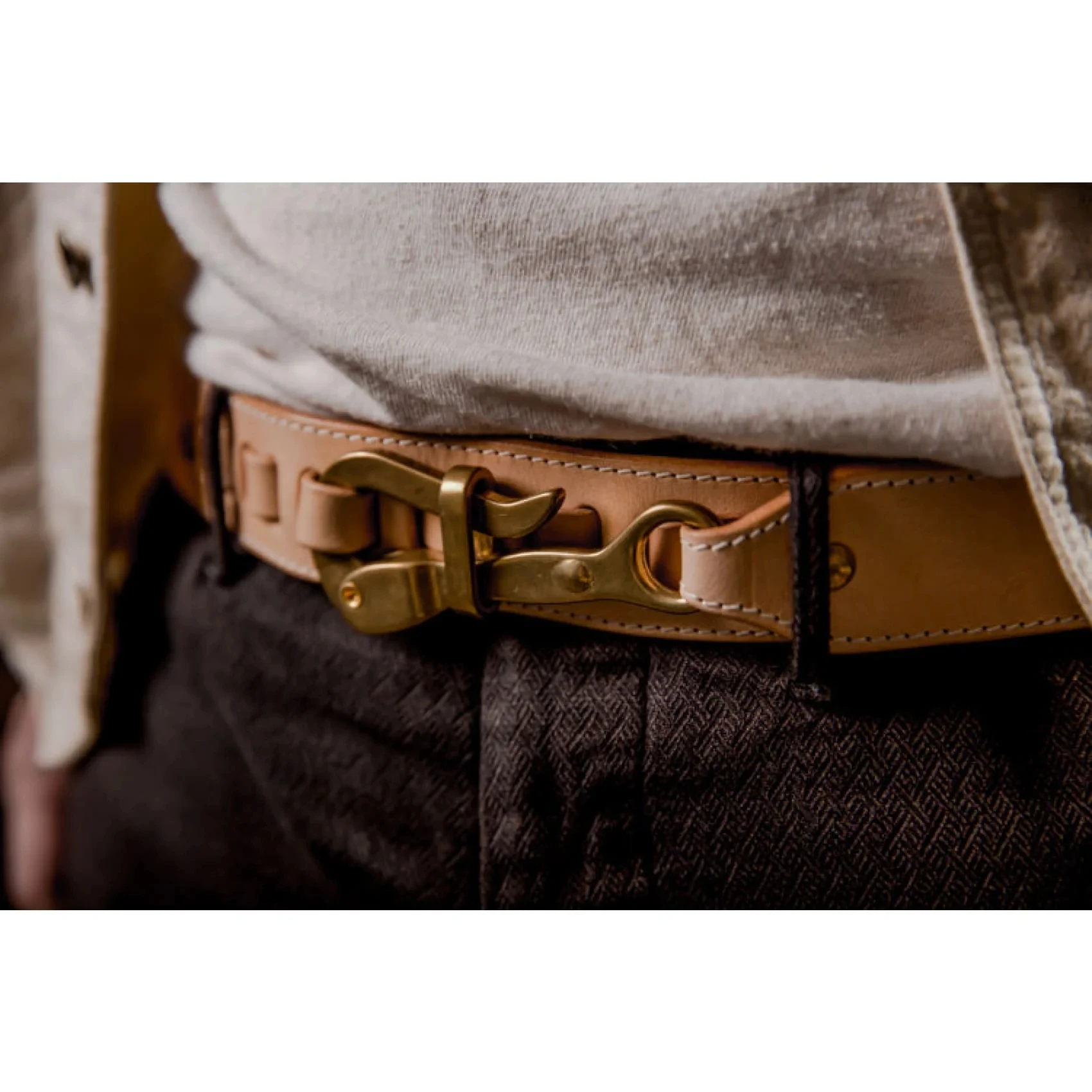 Pirate Hook Copper Buckle Retro Western Cowboy Belt Clip