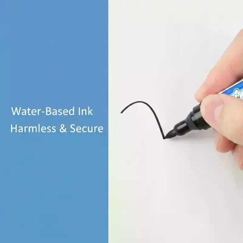 Dry Erase Whiteboard Markers, Non-Toxic Vivid Colors, Low Odor Ink, Easy to Clean, Perfect for Office, School, Home Use, Smooth