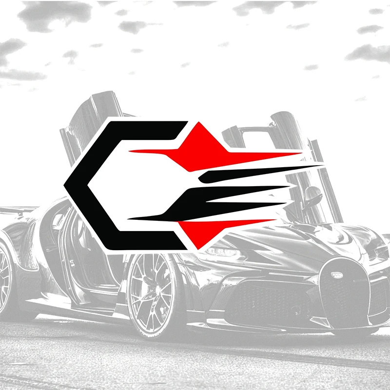 Car Decal Sticker Black Red White Dynamic Speed Line Racing Vinyl Auto Bumper Decoration for Sports Car