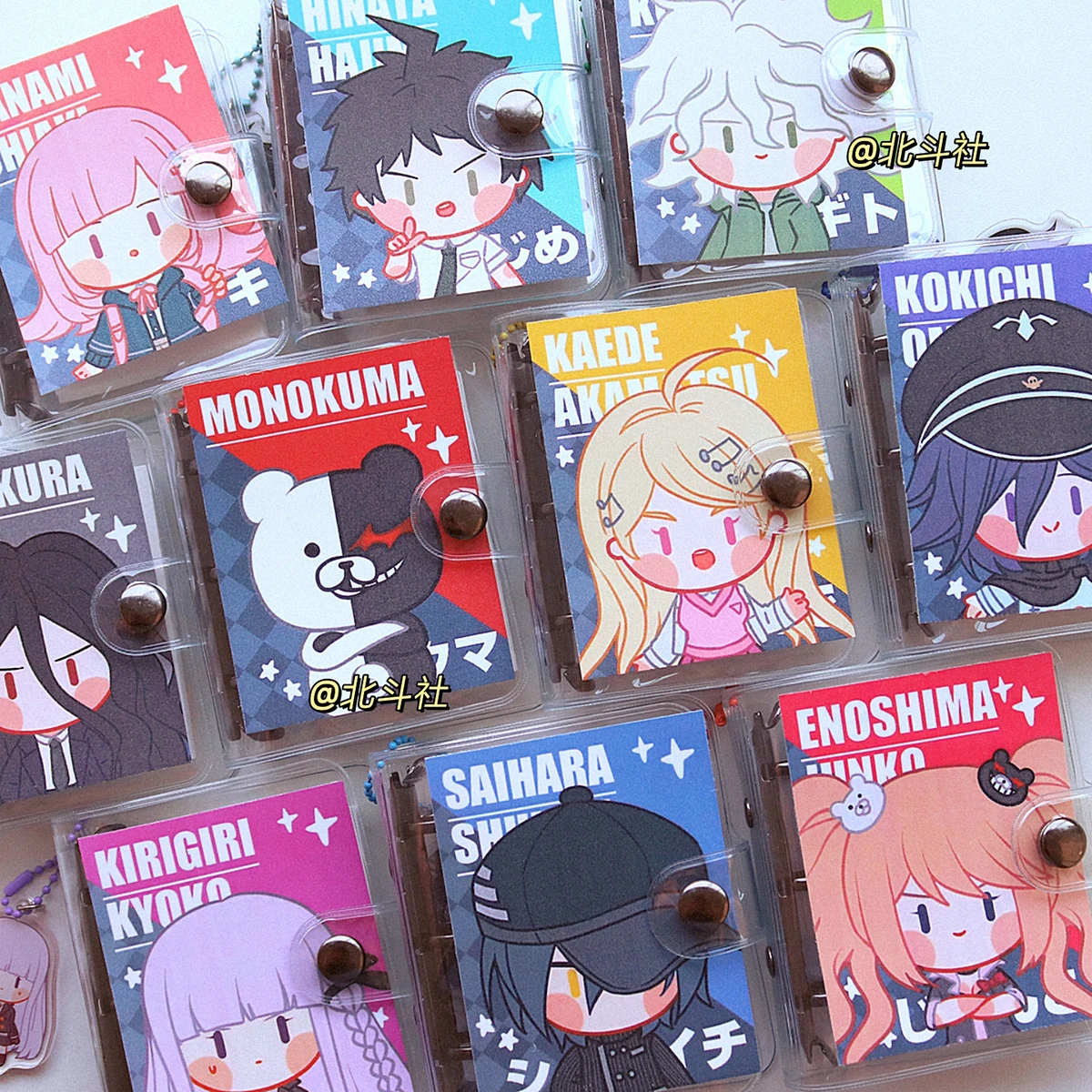 Anime Danganronpa Nagito Komaeda Nanami ChiaKi Hinata Hajime Kokichi Oma Saihara Shuichi Cosplay Loose-leaf Notebook Pen Pendant