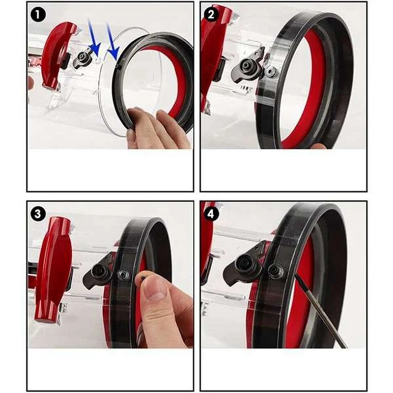 For Dyson V12 V10slim SV18 Vacuum Cleaner Dust Bin Top Fixed Sealing Ring Replacement Attachment Replacement Accessories