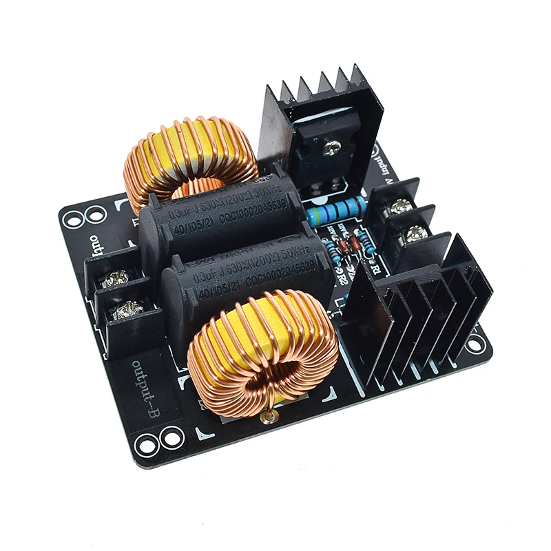 ZVS 1000W 20A Induction Heater Circuit Power Heating Module Low Voltage For Flyback Driver Power With Coil Diy Parts