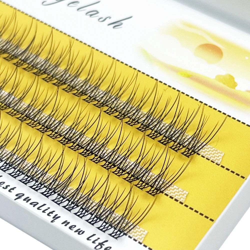 120 Cluster Fish tail Eyelashes Russian individual Eyelash Bunches Natural Eyelash Extension Makeup Tool Lashes Wholesale