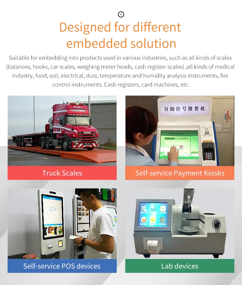 EM5820 2-Inch 58mm Kiosk Thermal Receipt Printer Embedded USB+RS232+TTL Interface Thermal Paper Stock Status ECS/POS Command SDK