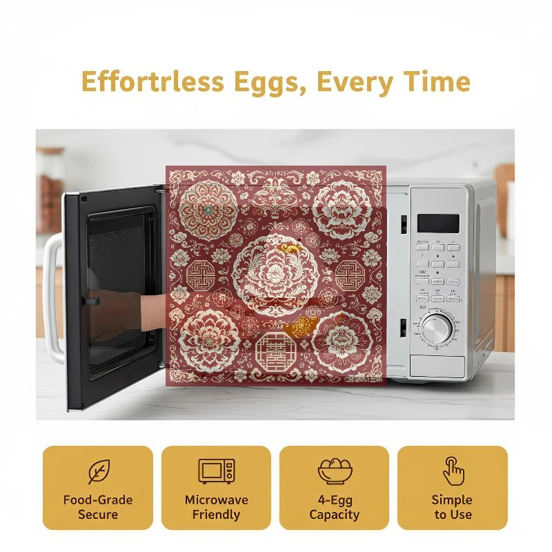New Microwave Eggs Steamer Boiler Cooker 1/4 Eggs Capacity Easy Quick 5 Minutes Hard Or Soft Boiled Cooking Tools Kitchen Suppl