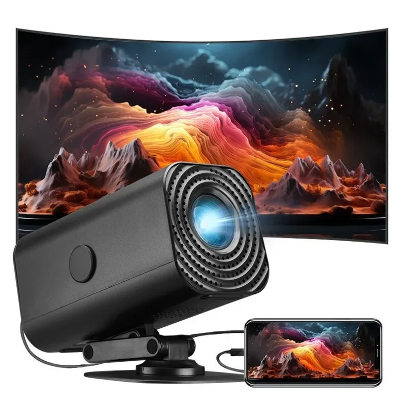 M7 projector wireless same screen built-in WIFI high definition home 360 degree adjustment mini projector