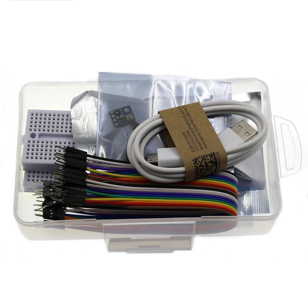 ESP8266 Weather Station Kit OLED Display Weather Station Atmosphetic Pressure Light Sensor Breadboards Electronics Component Set