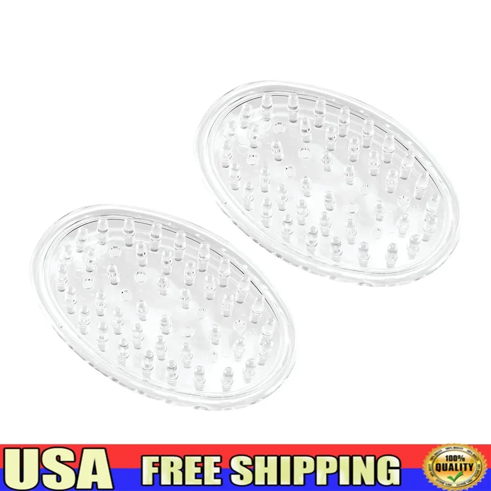 

Прозрачный держатель для мыла, набор из 2 нескользящих мыла, предотвращает скольжение, быстрое сушивание, без плесени, держатель для мыла, аксессуар для ванной комнаты