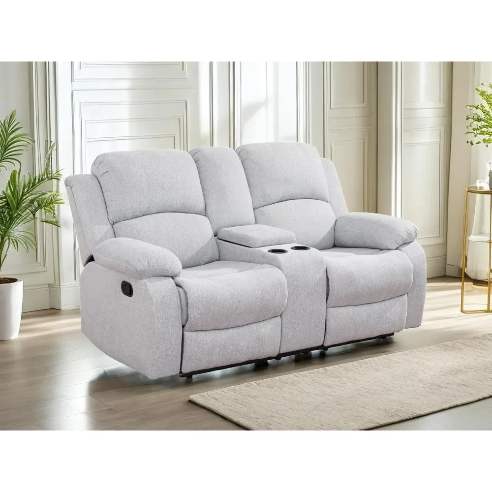 

Postmodern Nordic Creativity Electric Recliner Sofa Set, Fabric For Living Room Furniture Sets, Grey Double