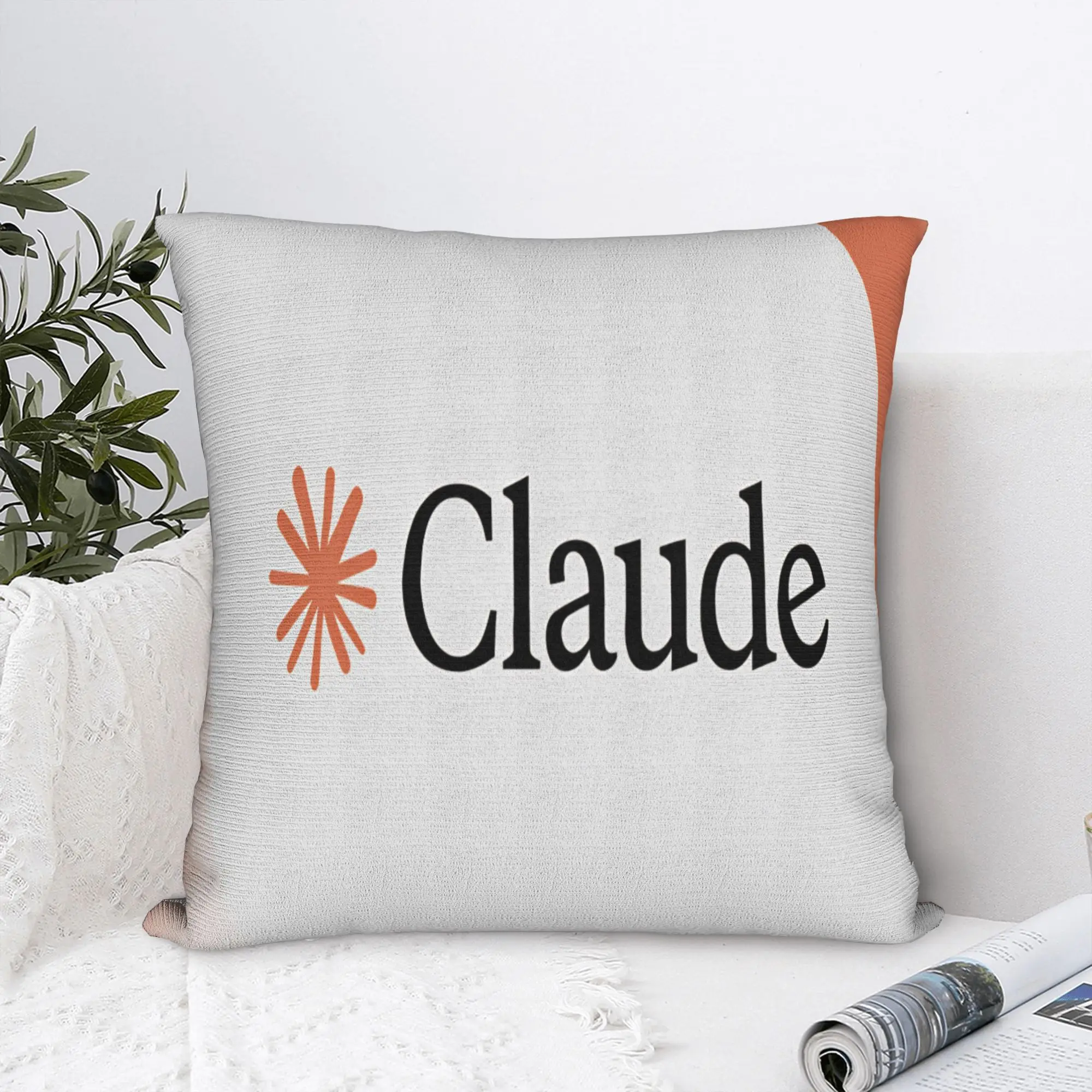 Code This Claude Pillow Case  Soft Pillow Cover For Living Room Chair Novelty Pillowcases
