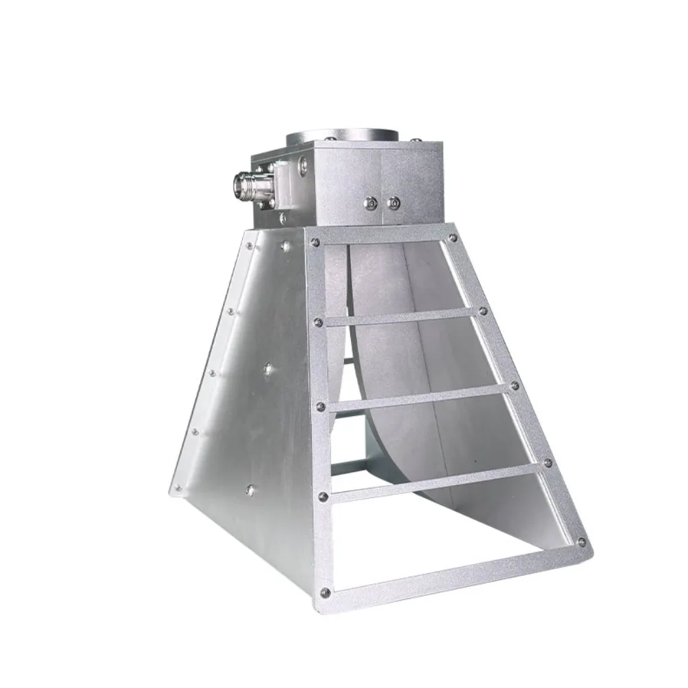 1-18GHz Double Ridge Horn Antenna Wideband Directional Microwave Antenna for EMI RF Phase Measurement Lab Testing