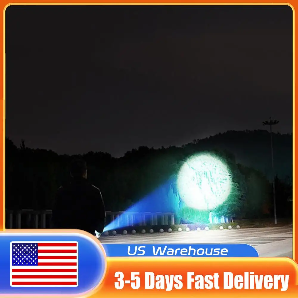 

Фонарь XHP50, 800 лм, COB LED, портативный, 1200 мАч, с зарядкой через USB Type-C, водонепроницаемый IPX4, для кемпинга и рыбалки