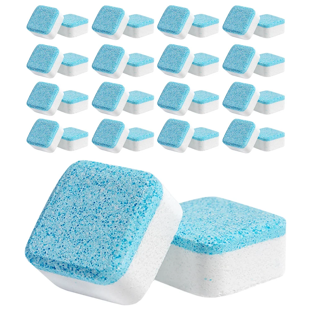 48 Pcs Washing Machine Effervescent Tablet Cleaner Washer Tablets Sink Tool Portable Supply