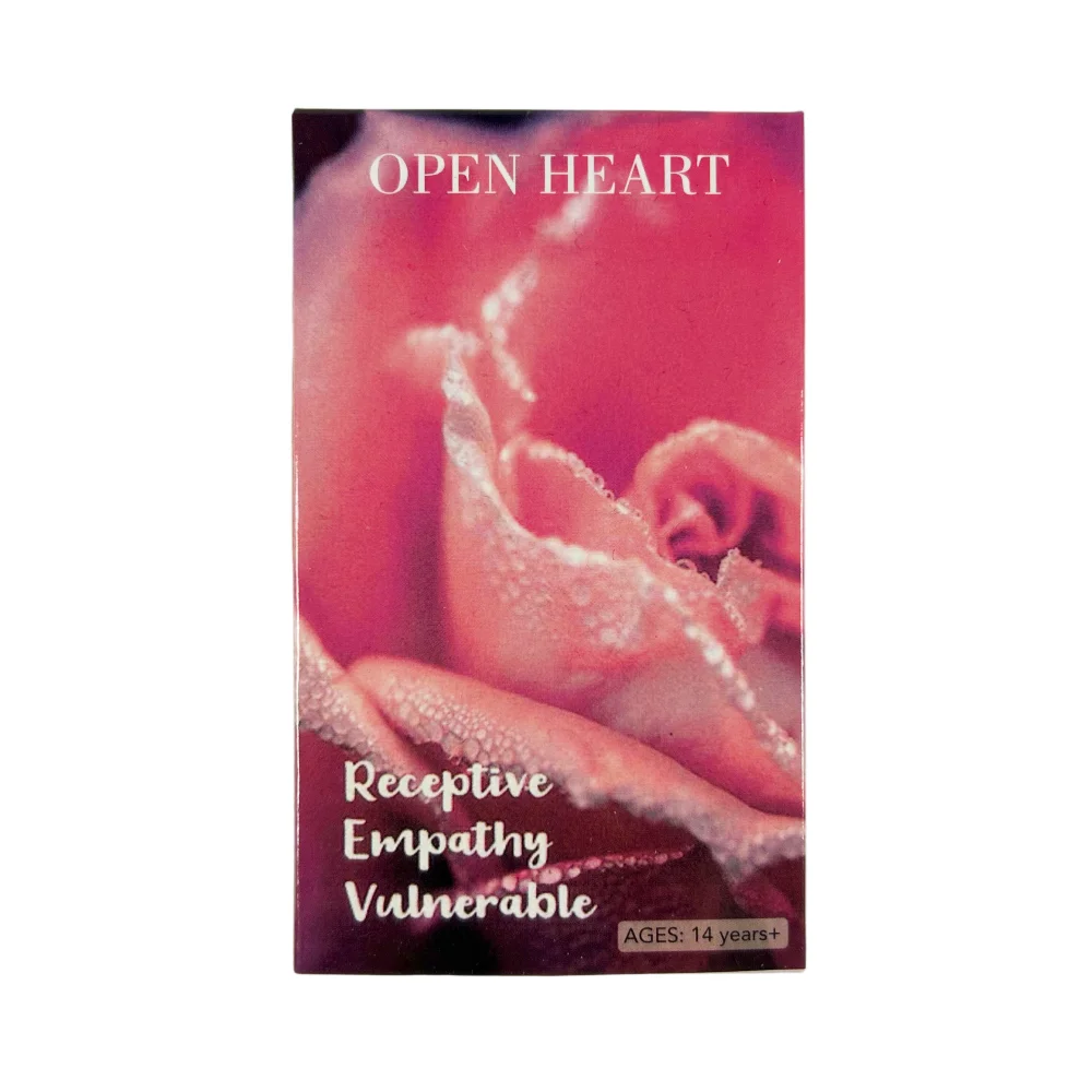 Hearts Hidden Secrets Tarot Cards Deck 10.3*6cm Situations Cards Glossy Twin Oracle Flame Deck Feelings Messages Deck