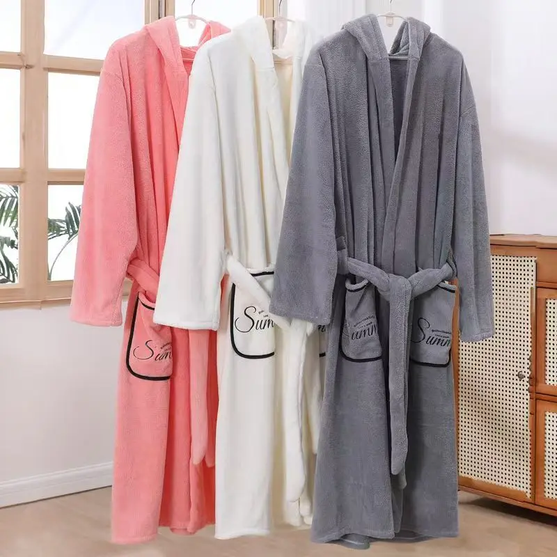 690g Thickened Bath Towel, Wearable and Wrapable Bathrobe, 2026 Thickened Bath Towel, Women's Style, Long-Sleeved, Longer Than P