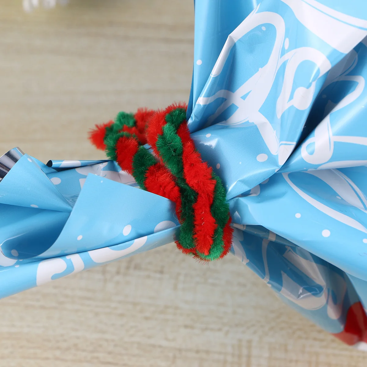 50 قطعة من العصي القابلة للانحناء بلونين باللون الأحمر والأخضر الداكن مجموعات يدوية الصنع للأطفال منظفات الهدايا التعليمية الإبداعية المصنوعة يدويًا #1