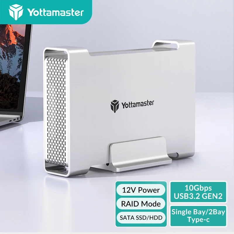 Yottamaster SATA RAID Hard Drive Enclosure 2.5