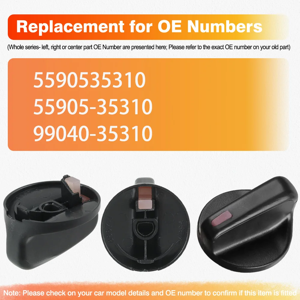 3 قطعة مكيف هواء للسيارة سخان التيار المتناوب مقبض التحكم التبديل سرعة المروحة زر التحكم لتويوتا تاكوما 1995-2004 5590535310