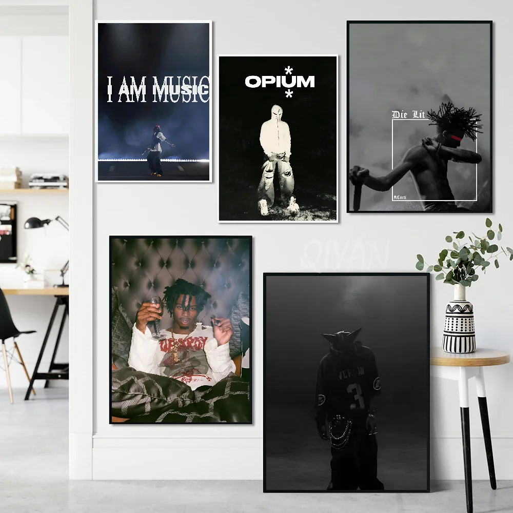 O-Opium Rap Playboi Carti Poster Paper Print Home Living Room Bedroom Entrance Bar Cafe Art Painting Decoration