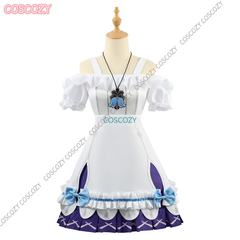 Gioco Genshin Impact Young Clergie Costume Cosplay Parrucca Papillon Fascia per capelli Ornamento Abito di Halloween per ragazze giovani