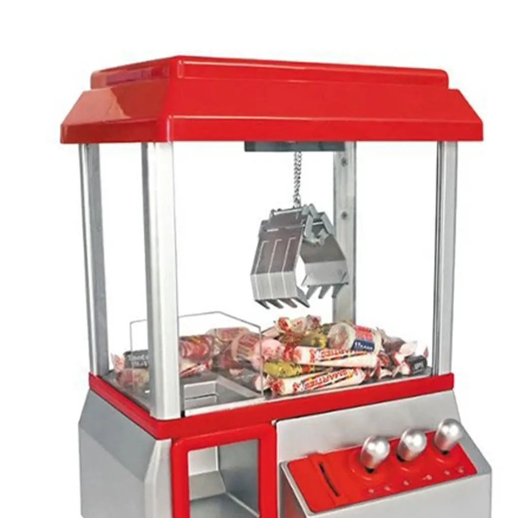 Mini máquina de garra para crianças, máquina de venda automática de brinquedos segura e durável, reduzindo o tédio em casa para baixo à esquerda conforme mostrado
