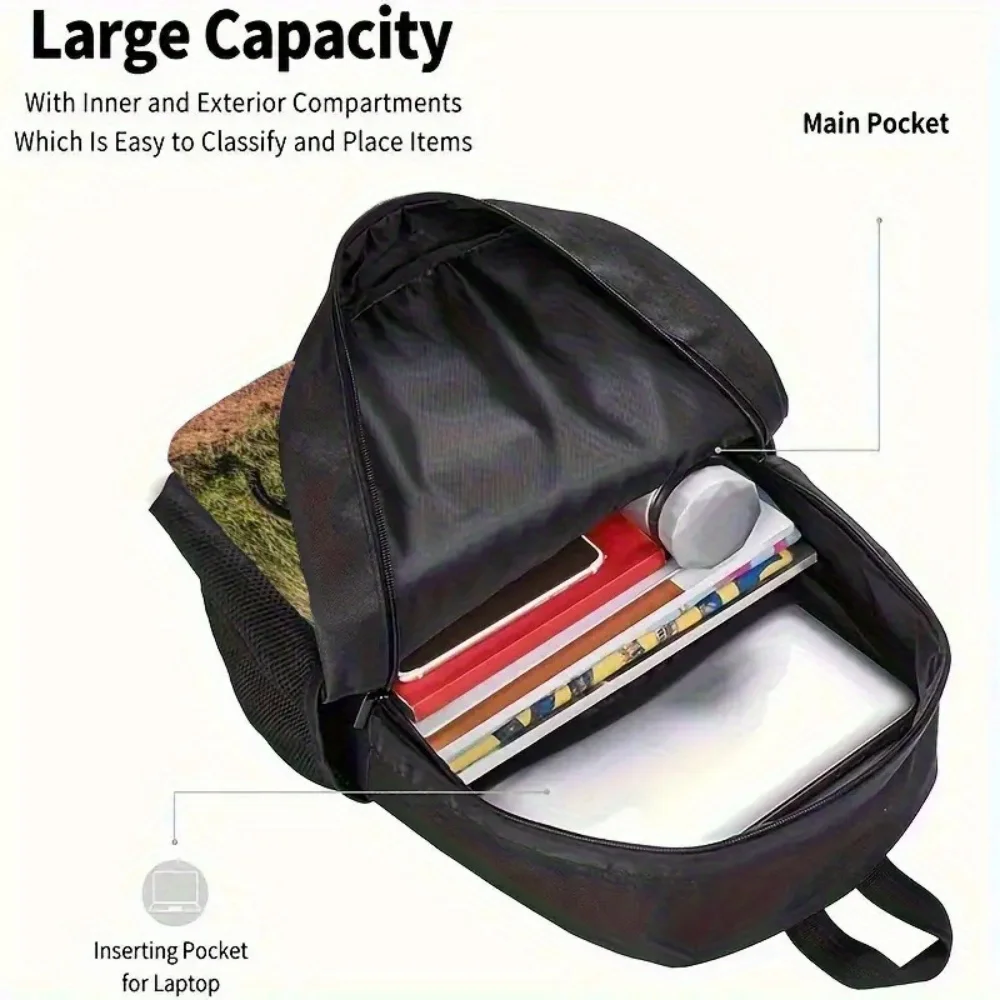 Customizable Personalized Photo Backpack, Multi-Functional Backpack, Suitable for Daily Commute And Hand Washable, Lightweight