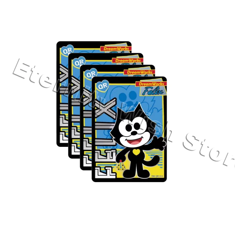 Original URP-Serie 001-006 Kung Fu Panda-Karten PO Felix The Cat POPPY MARTY TOOTHLESS TIGRESS CASPER ALEX