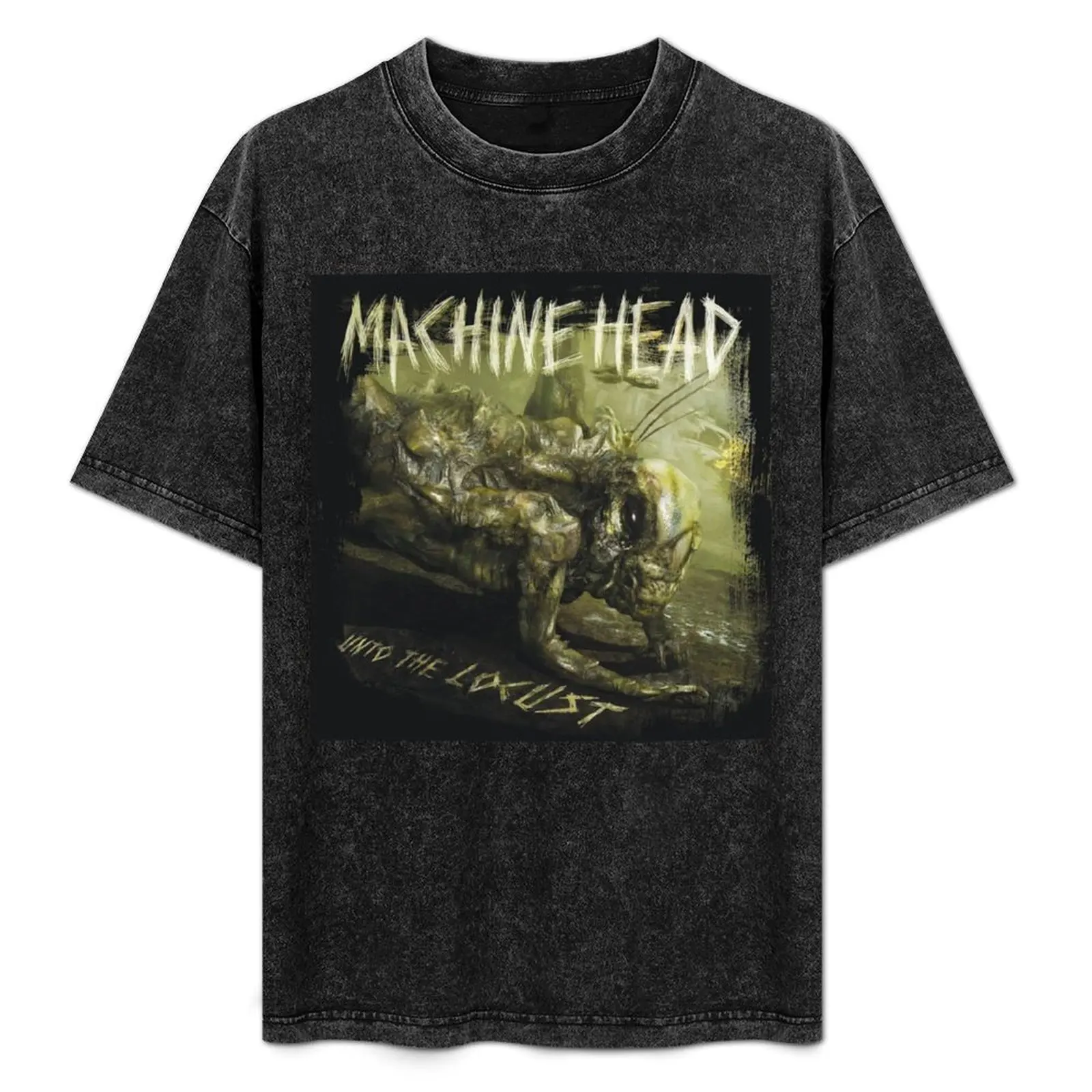 Machine Head - Unto the Locust album 2011 T-Shirt anime figures for a boy mens t shirts casual stylish