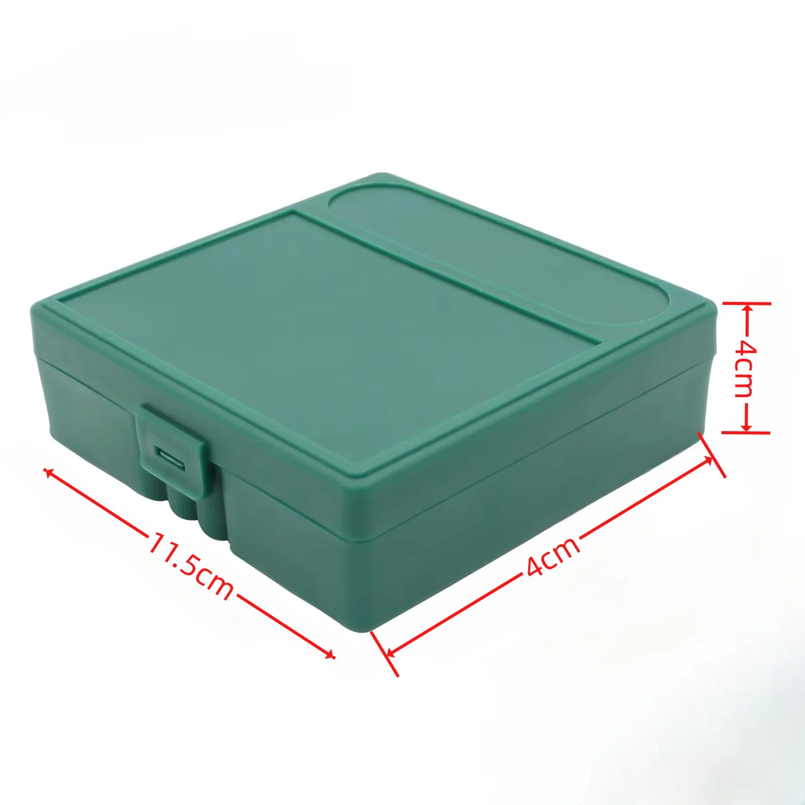 100 جولة صندوق تخزين الذخيرة التكتيكية ل 9 مللي متر بندقية مسدس الذخيرة الرصاص حامل الوجه العلوي المفصلي تصميم