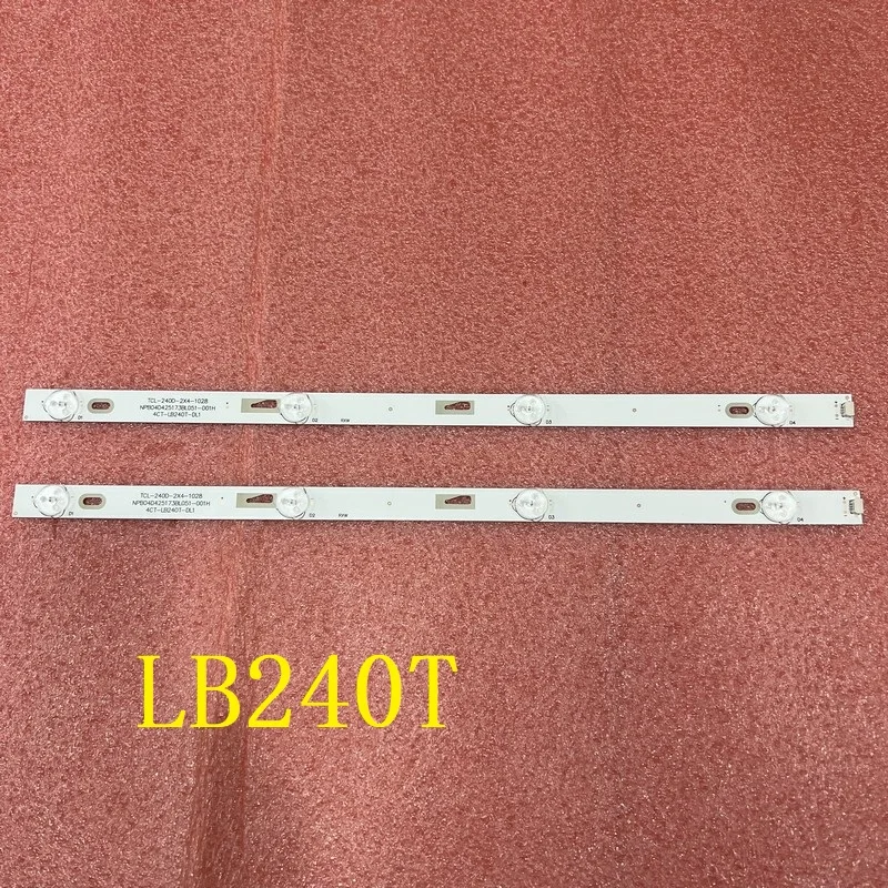 LED Backlight Strips 4LED For TV T24RTE1020 TV-240D-2X4 4C-LB240T-DL1 NPB04D425173BL051-001H