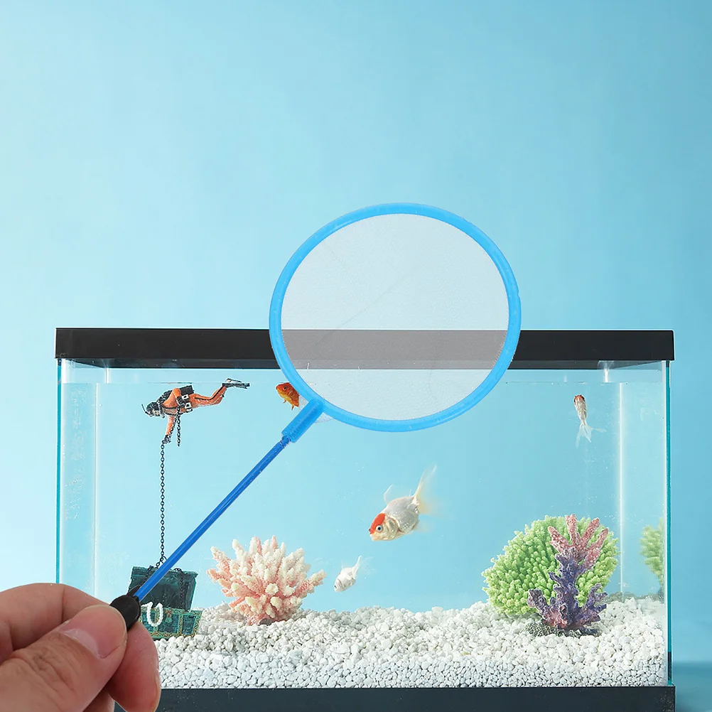 

30Pcs Children Fish Landing Net Durable Small Fishing Net for Aquarium Fish Tank Shrimp Catching Aquarium Impurities Cleaner