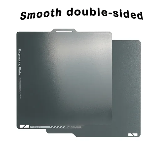 Placa de construcción de laboratorio Bambu X1, placa PEI de carbono, placa de bambú suave, placa de construcción de laboratorio 257x257mm A1 X1 para Bambu Lab P1S P1P Smooth PEI