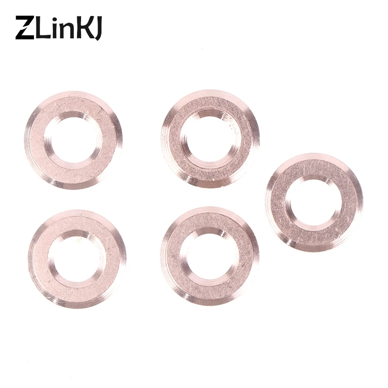 5PCS E1022016 Common Rail Injector Nozzle Copper Washer Fuel Injection Heat Shield Rings